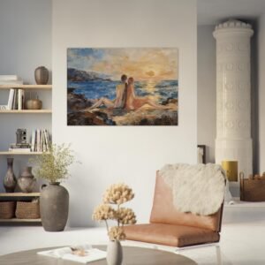 Sunset Together - canvas